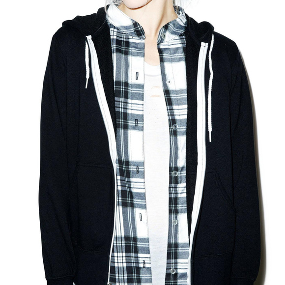 JET by John Eshaya Black Layered Shirt Size M/L - Picture 3 of 8